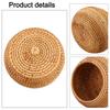 Aufbewahrungsbox Rattan Geflochtener Aufbewahrungskorb Multifunktional Robust Vietnamesische Herbstranke 1 Stück Tragbar Praktisch Mit Deckel Design