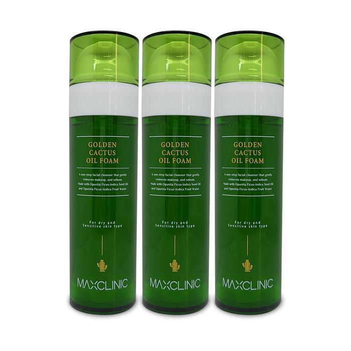 MAXCLINIC Golden Cactus Oil Foam 110g x 3 Ss (16347896)