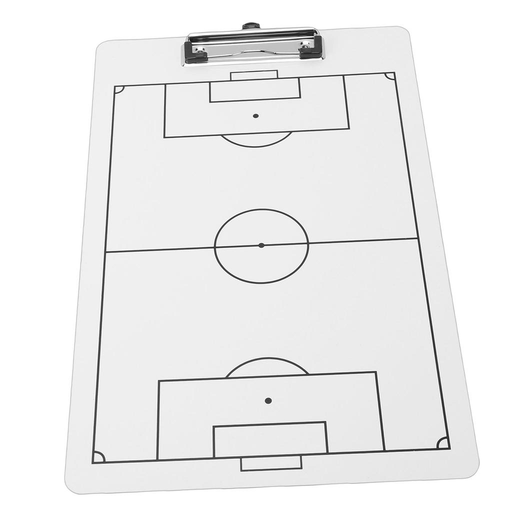 Soccer Dry Erase Board Easy Drawing PVC Soccer Clipboard for Training Strategy Demonstration