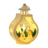 Lanterne de Noël Bonhomme de neige Arbre Lumières LED Décoration de Maison Lampe Délicate Ornement de Noël Arbre de Table Décoration Pendentif Cadeau de Festival