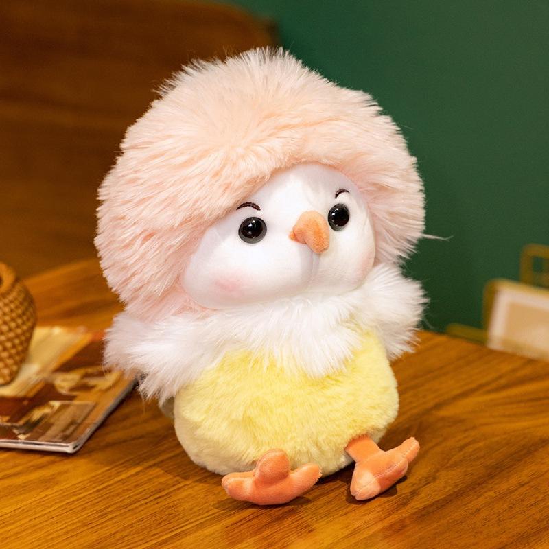 Cartoon Soft Cute Cute Chicken Baby Plush Doll Children Soothe And Play With Toys Grab Clip Doll Wedding Sprinkle