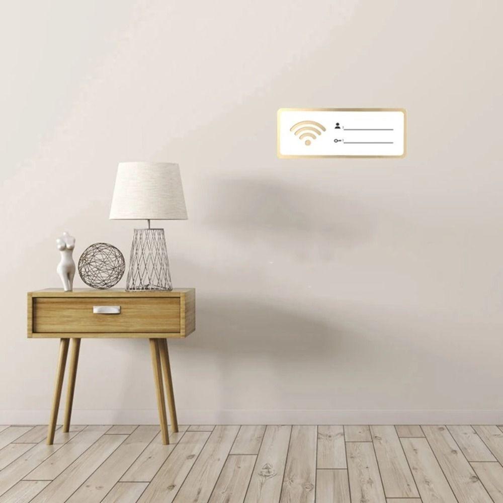 Acrylic WIFI Password Board Handwriting WIFI Signage WIFI Signs Plaques  Hotel