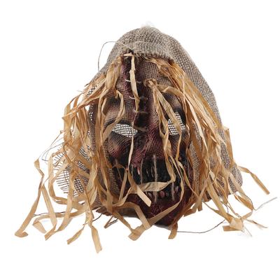 Halloween Scary Face Cover Creepy Scarecrow Headgear Halloween Fancy Dress Cosplay Costume Props