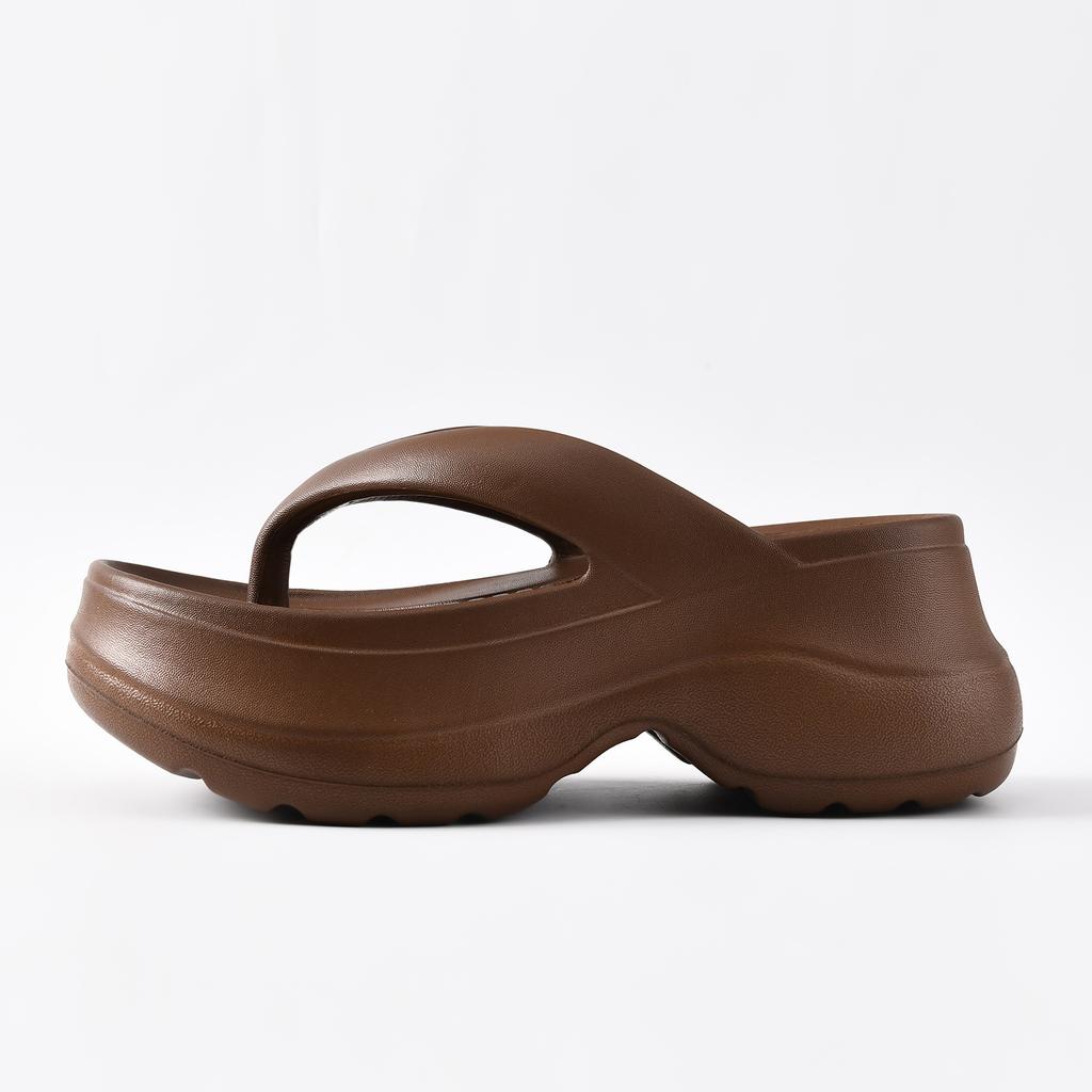 Flip-flops Thick-soled Women's Summer Wear Non-slip and Deodorant Small Waist Pinch Slippers Women