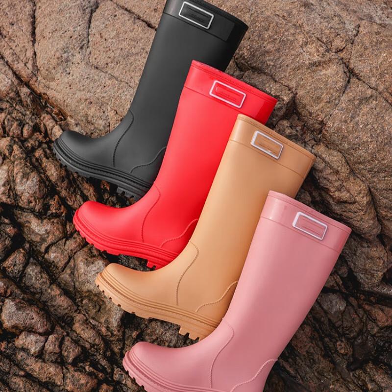 Women's High-Tube Waterproof Anti-Slip Rain Boots
