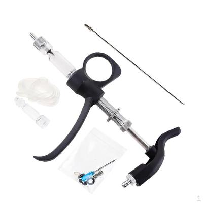 1ml Metal Adjustable Continuous Glass Injector Sampler