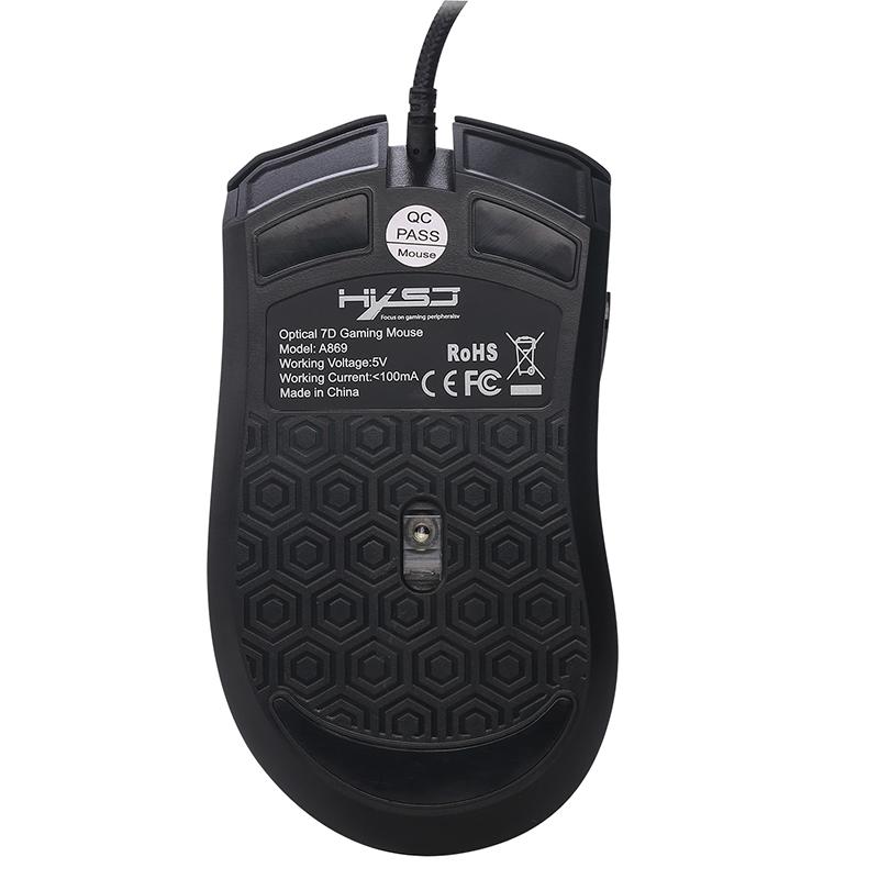 For Ny Kablet Gamingmus gamer 7 Knapper 3200DPI LED Optisk USB Datamus Spillmus Mus Mause For PC Datamaskin Gamer