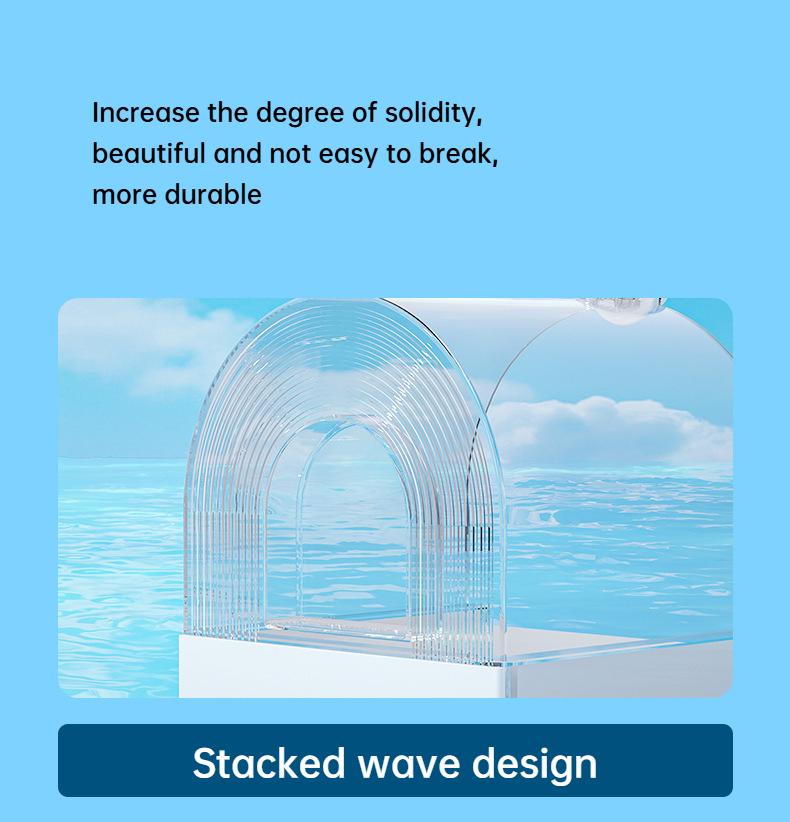 Large Bird Bath Cage Cleaning Pet Supplies Cockatiel Bird Clear Bathtub with Bottom Drawer Portable Shower for Most Birdcage