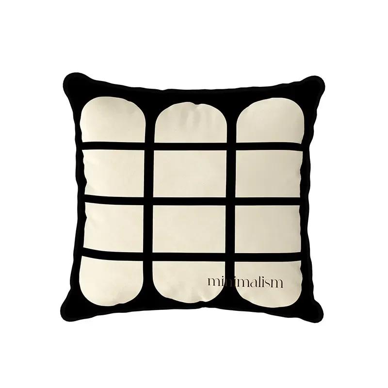 Farmhouse Throw Pillow Cover, Rustic Decorative Country Roads, Cushion Case, Home Decor for Sofa Couch, Square Velvet, Luxury