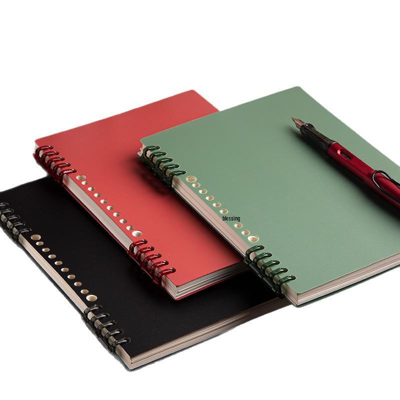 B5 Vintage High-Value Notebook for Students - A5, Extra Thick, Detachable, Gentle On Hands