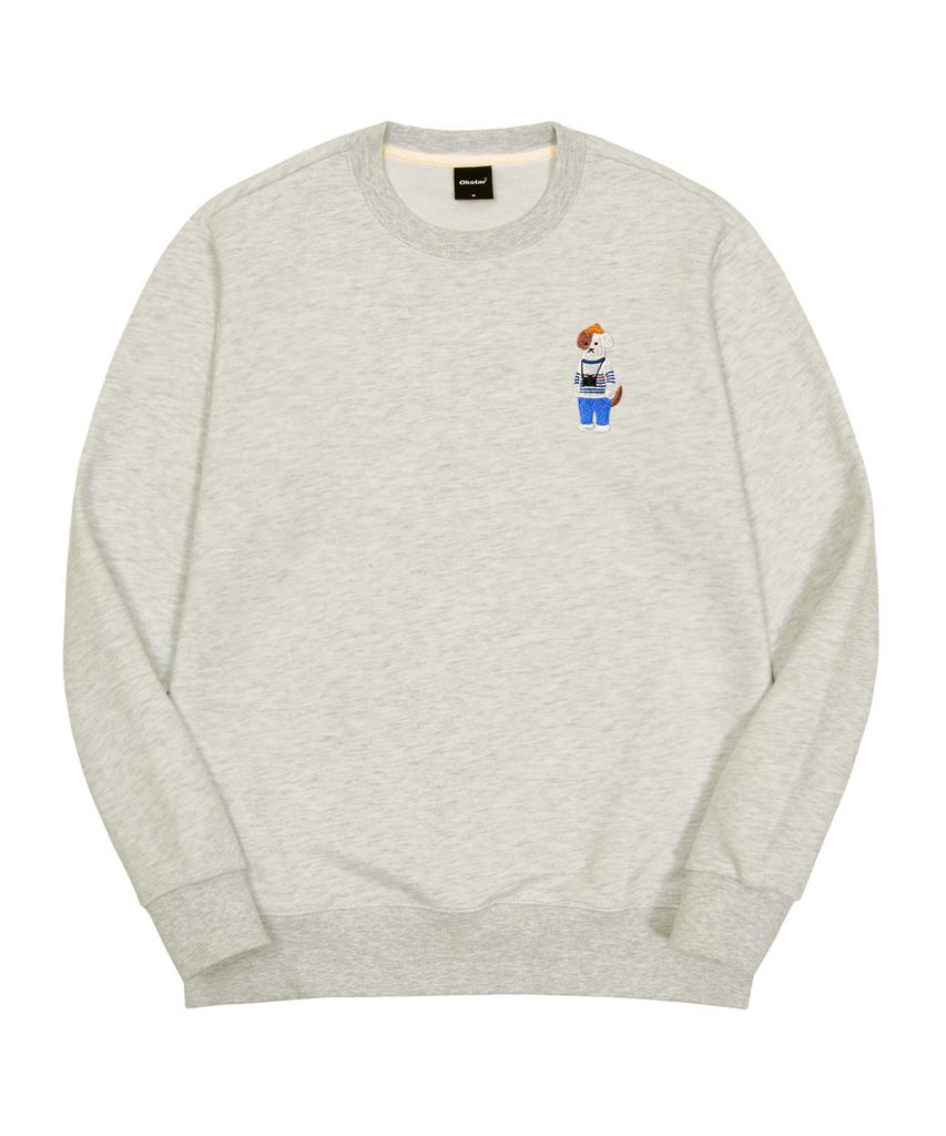 OKSTAR Mini-Me Photographer Brodog Embroidered Double-Sided Sweatshirt (Type B)