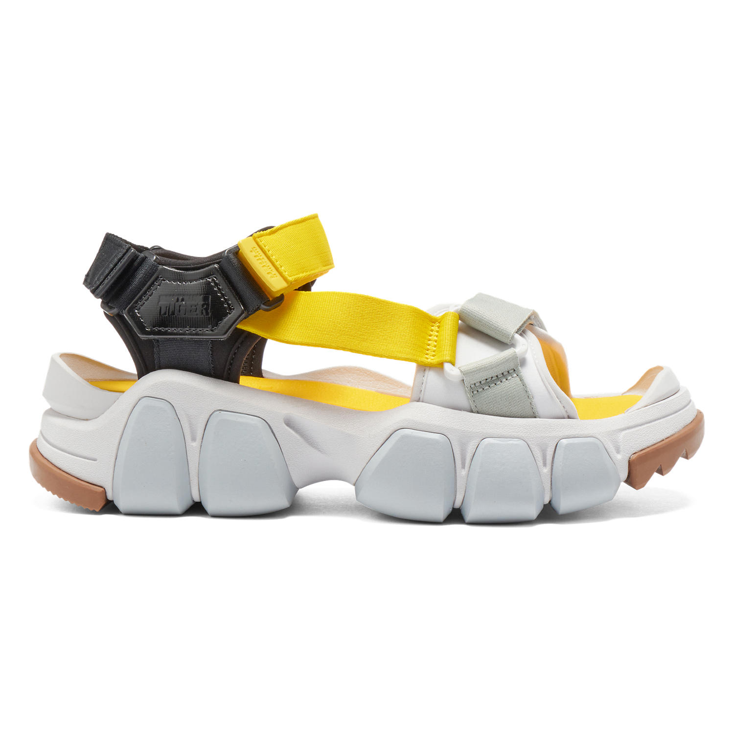 Onitsuka Tiger Dentigre Belted Grey Vibrant Yellow 37.5