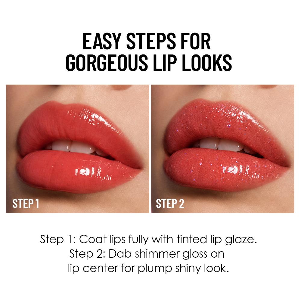 6pcs 2-in-1 Dual-Ended Lip Gloss Stick, High Shine Mirror Glossy Lip Tint & Sparkling Glitter Sequins Lip Oil, Long Lasting Hydrating Multi-use Makeup