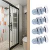 8Pieces Multipurpose 20mm Plastic Rollers for Sliding Shower Door Portable Sturdy Quiet Replacement Wheel Daily Use
