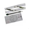 Kit di Navigazione Marittima con Riga Parallela da 30 Cm e Misure Stampate Set per la Tracciatura su Carta