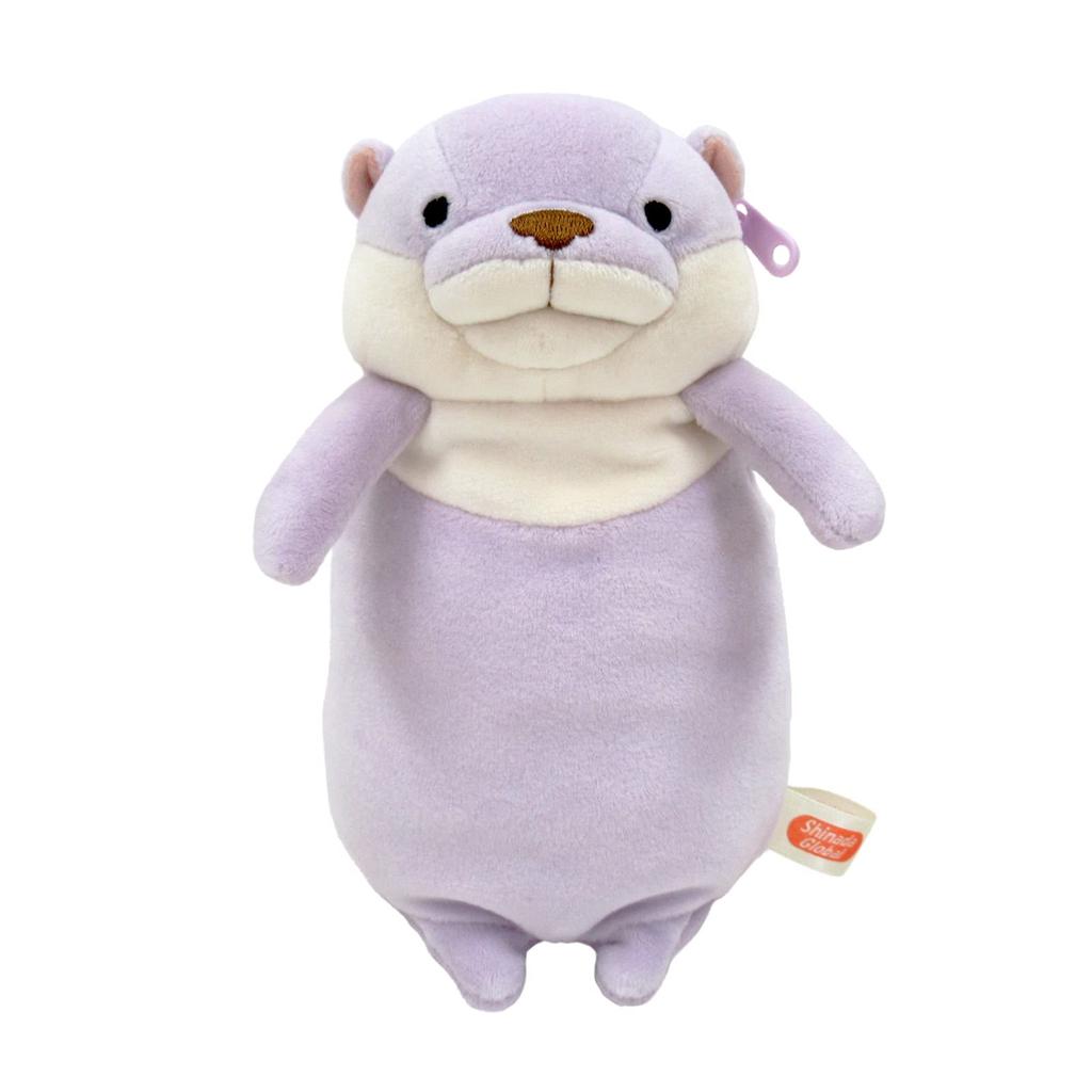Shinada Global Mochi Series Mochi Kawauso Mochi Pen Pouch Lavender 9 X 8 X 18cm Pen Pouch Otter Animal MPKW-0180PL
