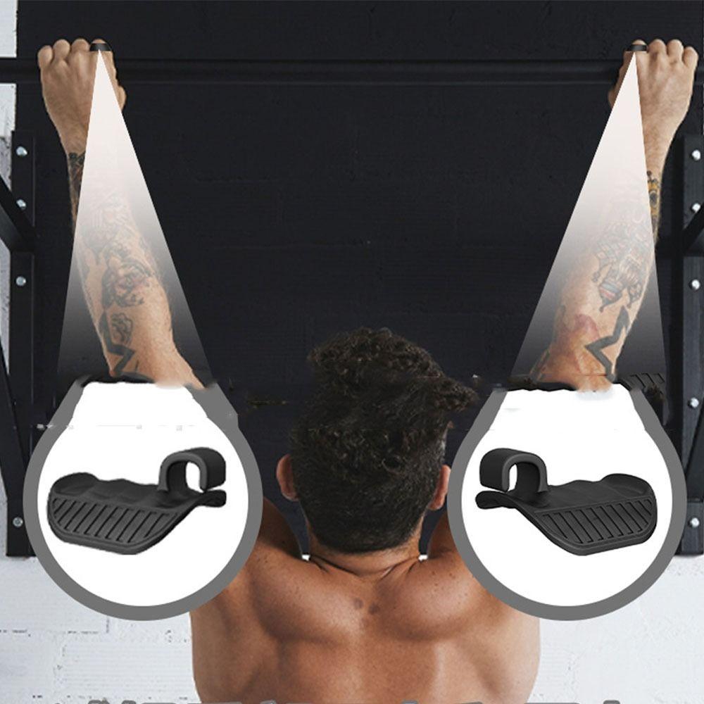 Ergonomic Lifting Grips Non-SlipHand Weightlifting Palm Guard Finger Trainer  Gym Workout Gloves