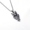 Unisex Owl Animal Pendant - Stainless Steel Chain in Titanium Steel