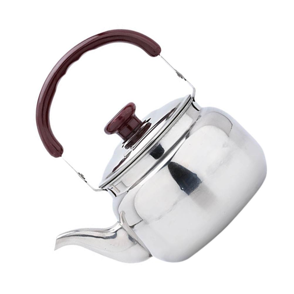 Household Stainless Steel Tea Kettle 750Ml Whistling Portable Kettle Thickened Water Heating for Stove Tea Pot
