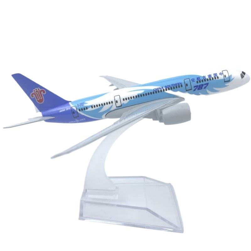 Airplane Model B787 China Southern Airways 16cm Metal 1/400 Scale Planes Airplane Kids Toys Replica Aircraft Plane Collectible