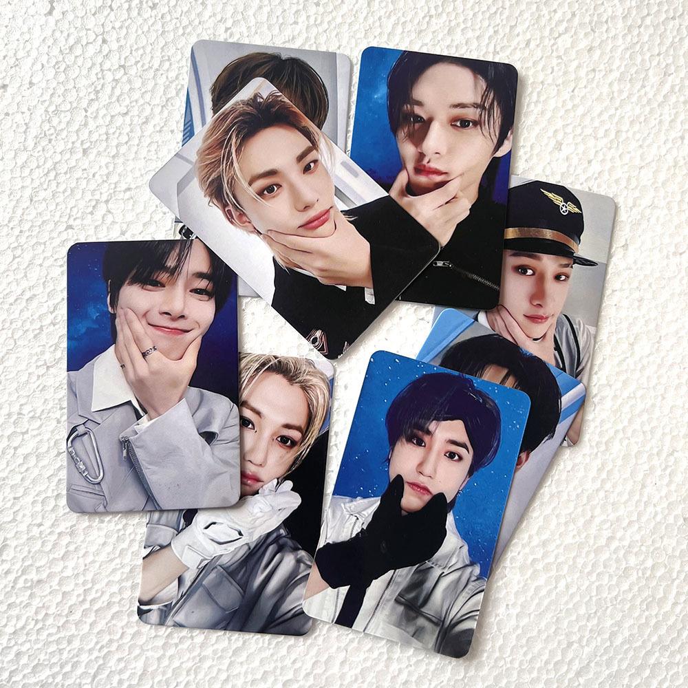 8Pcs Stray Kids Lomo Card Skzoo Combination Peripheral Small Card Same Random Card Fm Full Card Felix Peripheral Postcard