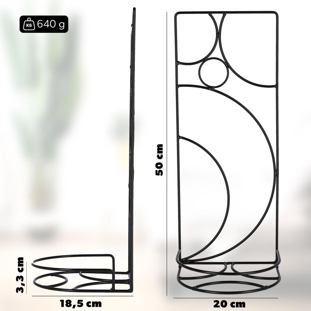 KADAX Metal Hanging Flower Pot Stand 50cm
