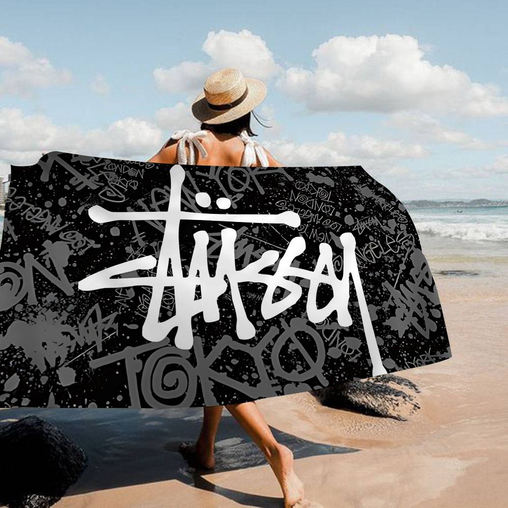 B-Billiard F-Fashion Brand N-Number 8 Microfiber Blanket Beach Towels Oversized Printing Super Absorbent Pool Towel Blanket