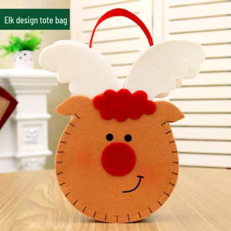 3D Creative Christmas Gift Bags - Cute Candy Holders for Kids