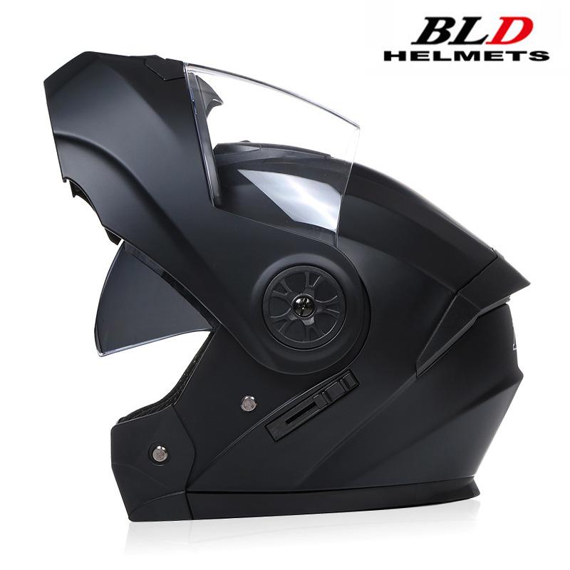

BLD Specially designed for electric vehicle helmets, motorcycle full-face helmets, dual-lens open-face helmets, suitable for all seasons and riding XL(61-62)