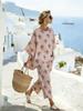 A wholesale European and American Y1 new printed large hemian casual set from Simian