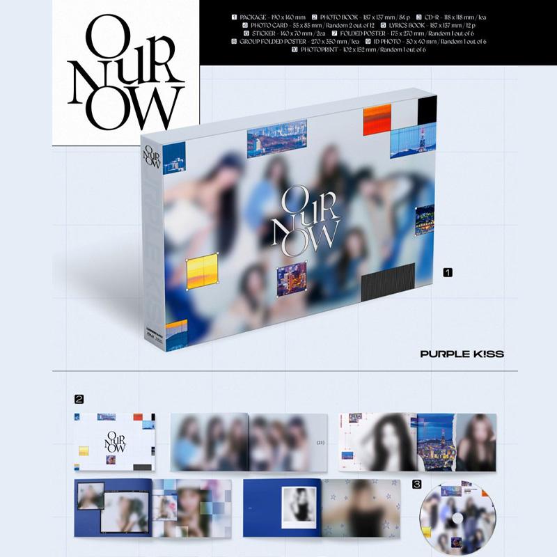 PURPLE KISS 1st English Album [OUR NOW] (CD)