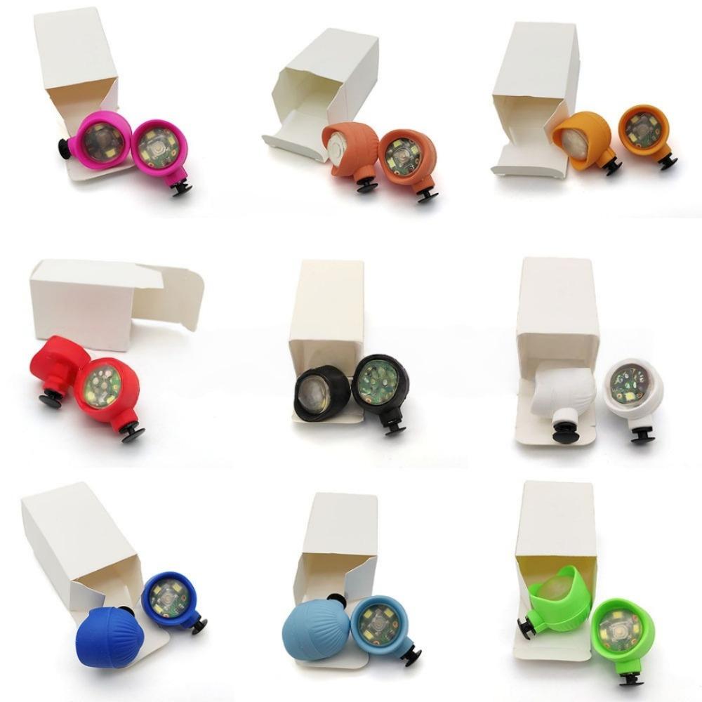 2pcs Cave Shoes Headlights Detachable LED Lights with 3 Lighting Modes for Outdoor Cycling Hiking Camping Warning Shoe Lights