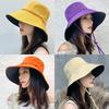 Women's Sun Hat Double-sided Bucket Hat Versatile Fashionable Minimalist Wide Brim Sun Protection Bucket Hat Spring/summer Style