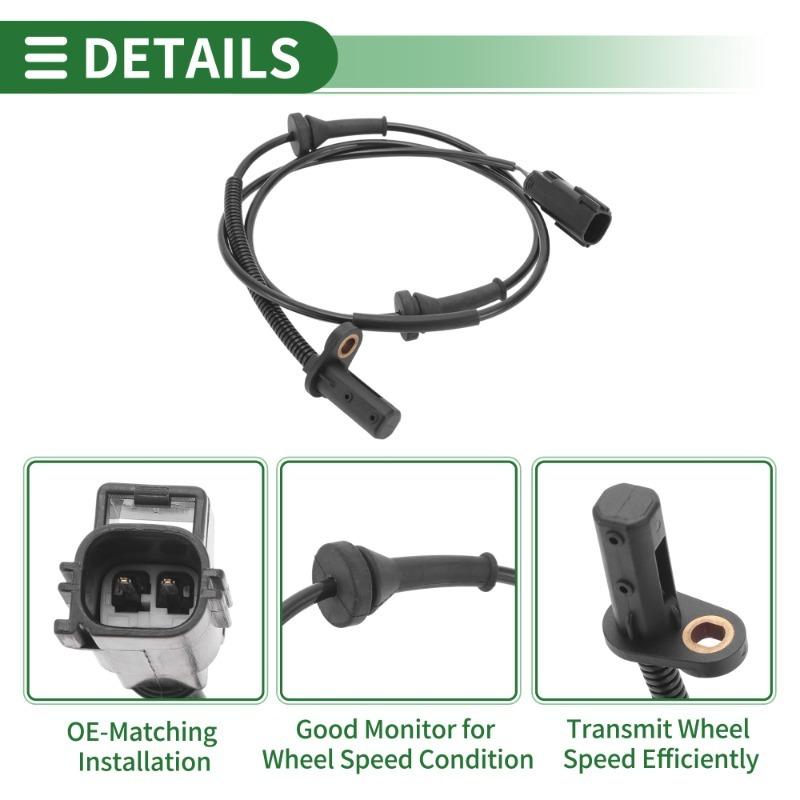 30773740  Front Rear Left  Right ABS Wheel Speed Sensor For Volvo S60 S80 V70 XC70 2001-2009 30773738 30773742 30773743 Front Right