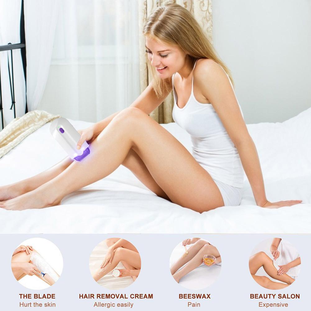 Woman Hair Removal Device Professional Safety Hair Removal Kit Painless Portable Inductive Epilator Chargable for Whole Body Use