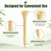 Xiaomi 50PCS Bamboo Golf Tees, Natural Wooden Golf Tees with 4 Sizes for Practice & Course Use