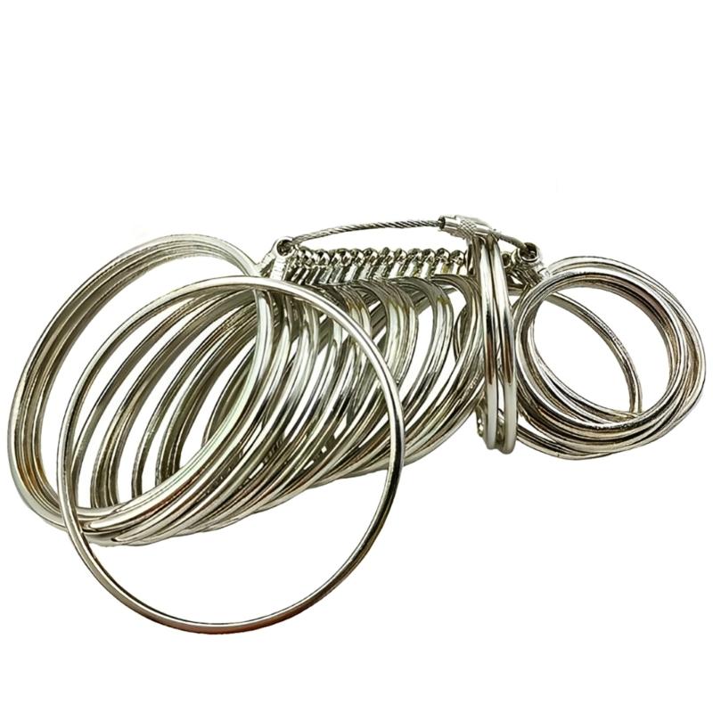 

Wrist Size Measuring Tool Bangle Bracelet Sizer for Jewelers Precision Wrist Sizing Gauge Measuring Sizes 1-27/11.5-23