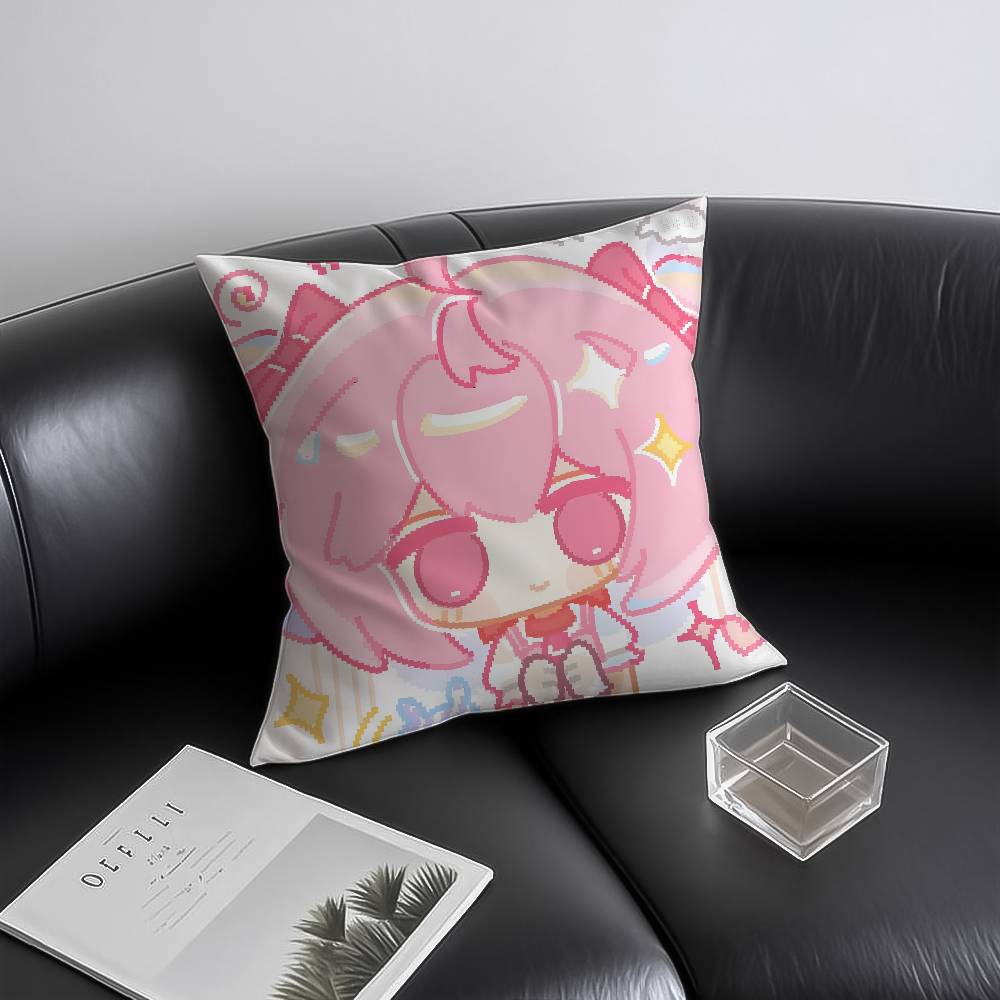 P-Puella Magi Madoka Magica Pillow Case Anti-dustmite Invisible Zipper Sofa Bed