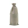 10 Pieces Burlap Wine Bags Jute Wine Bottle Bags with Drawstrings Reusable Gift Bags with Tags for Party Blind Tasting Birthday