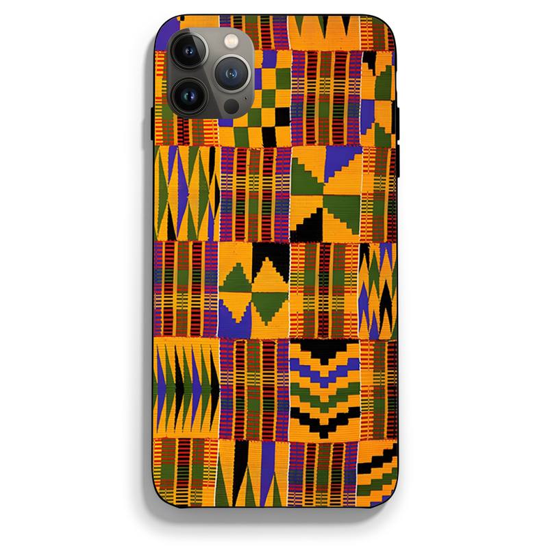 

Чехол для телефона с тканевым принтом в африканском стиле для IPhone 13 12 11 Pro Max Mini Xs X Xr 7 8 6 6s Plus Se Fundas Shell Cover iphone 12
