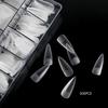 500Pcs Frosted False Nail Tips Half/Full Cover False Nail Tips Artificial Nail