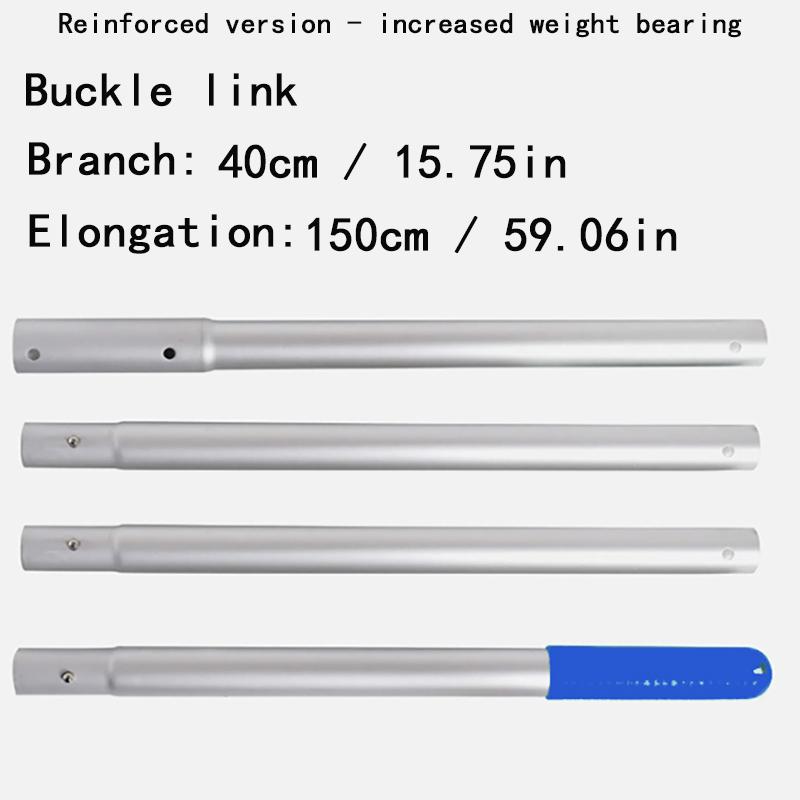 Telescopic Pool Cleaner Handle Rod Swimming Pool Cleaning Fishing Net Supplies Handheld Clean  Telescoping Pole Cleaning Tool Ad