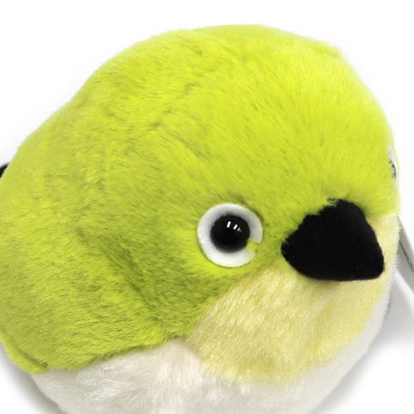 Plush Toy Small Bird Gift Birthday White-eye (Single Item) [kotori smile]