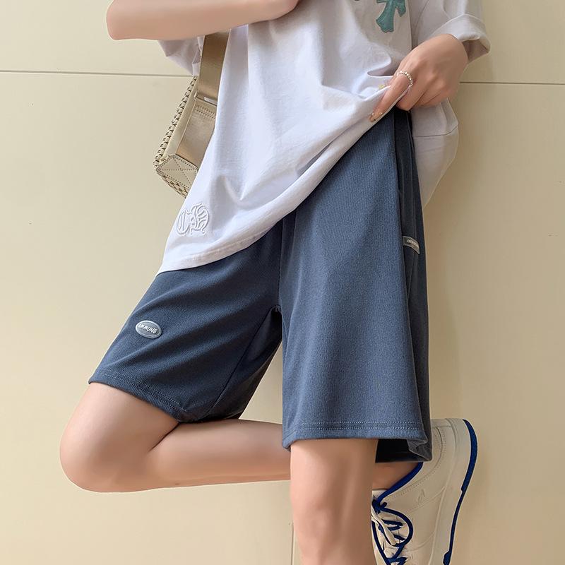 

Женские летние шорты из ледяного шелка с высокой посадкой и свободного кроя Small (80-105 jin)