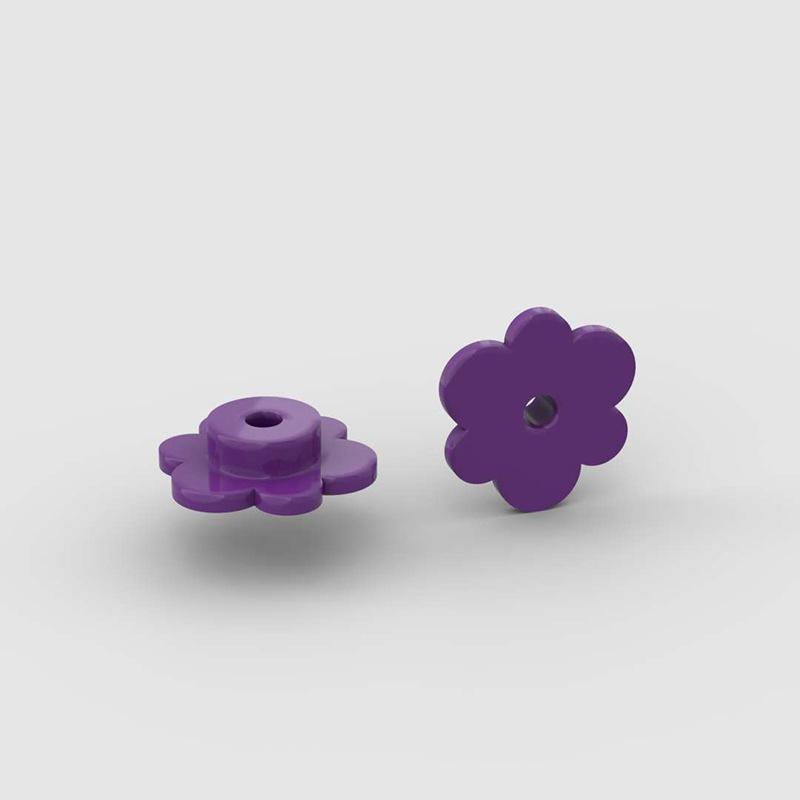 

Small particles hexagonal small flowers compatible spare parts treehouse plants garden decorations plum blossom building block toys
