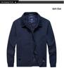 Herren Business Casual Übergröße Frühling-Herbst Jacke - Leichtgewichtiger Umlegekragen für Väter mittleren Alters und ältere