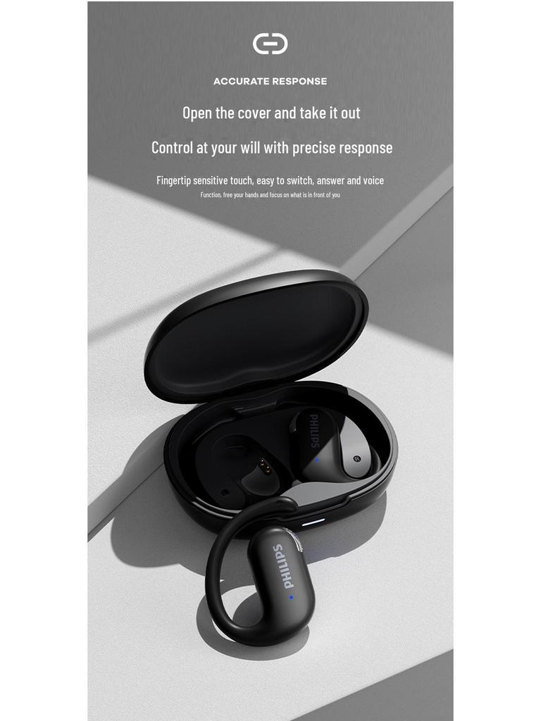 Philips TAT2739 Bluetooth Ear Clip Headphones with Surround Bass