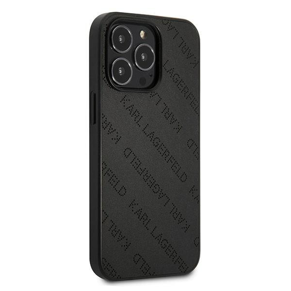 Karl Lagerfeld Klhcp13Lptlk Iphone 13Pro / 13 6,1 Hardcase Czarny/Black Perforated Allover