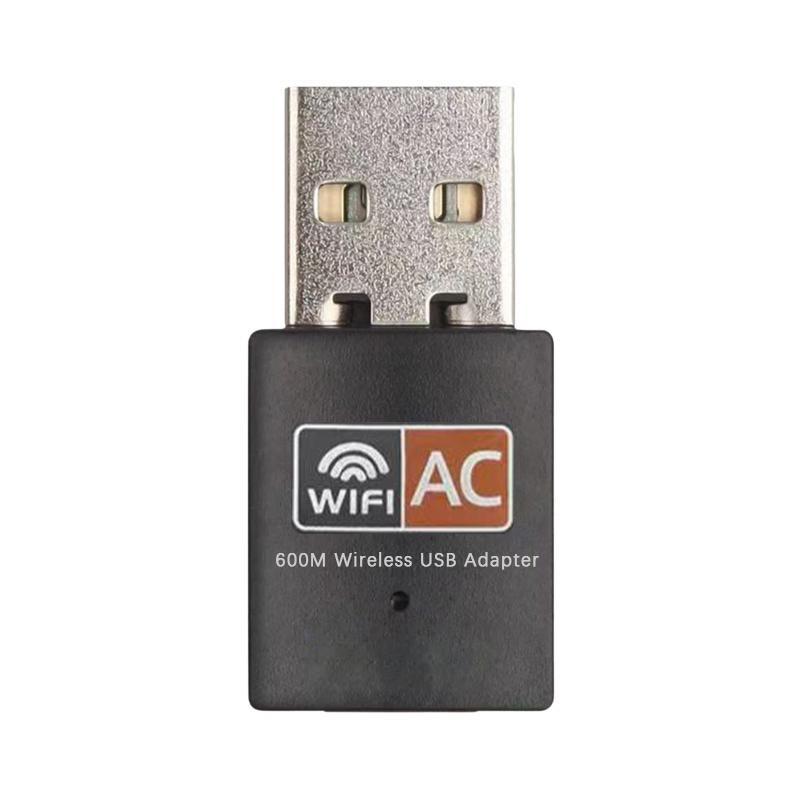 Plug and Play USB Wireless Network Card 1200Mbps Dual Band Transmitter Receiver Desktop Laptop Adapter Fast Network Solution