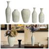 Ceramic Flower Vase Simple Tabletop Ornament Table Centerpiece Flower Holder for Desk Bedside Living Room Party Entrance